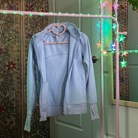 Athleta Tops - Athleta Soft Blue Hoodie